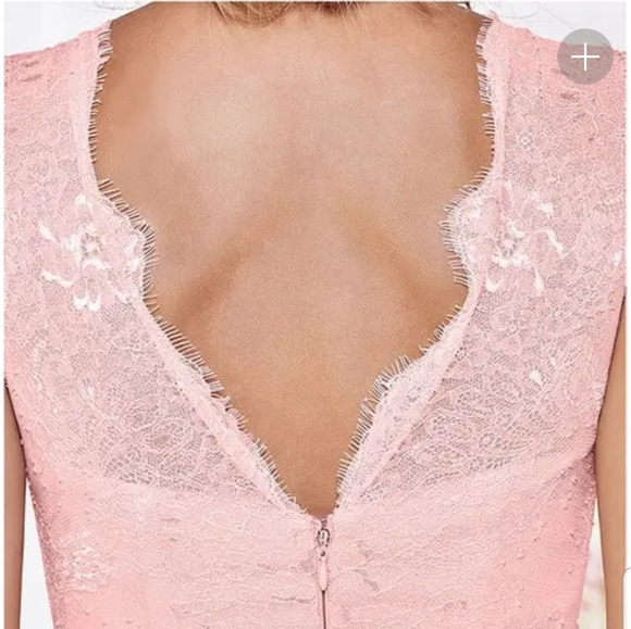 LACE DETAIL LONG DRESS - Picture 5 of 8